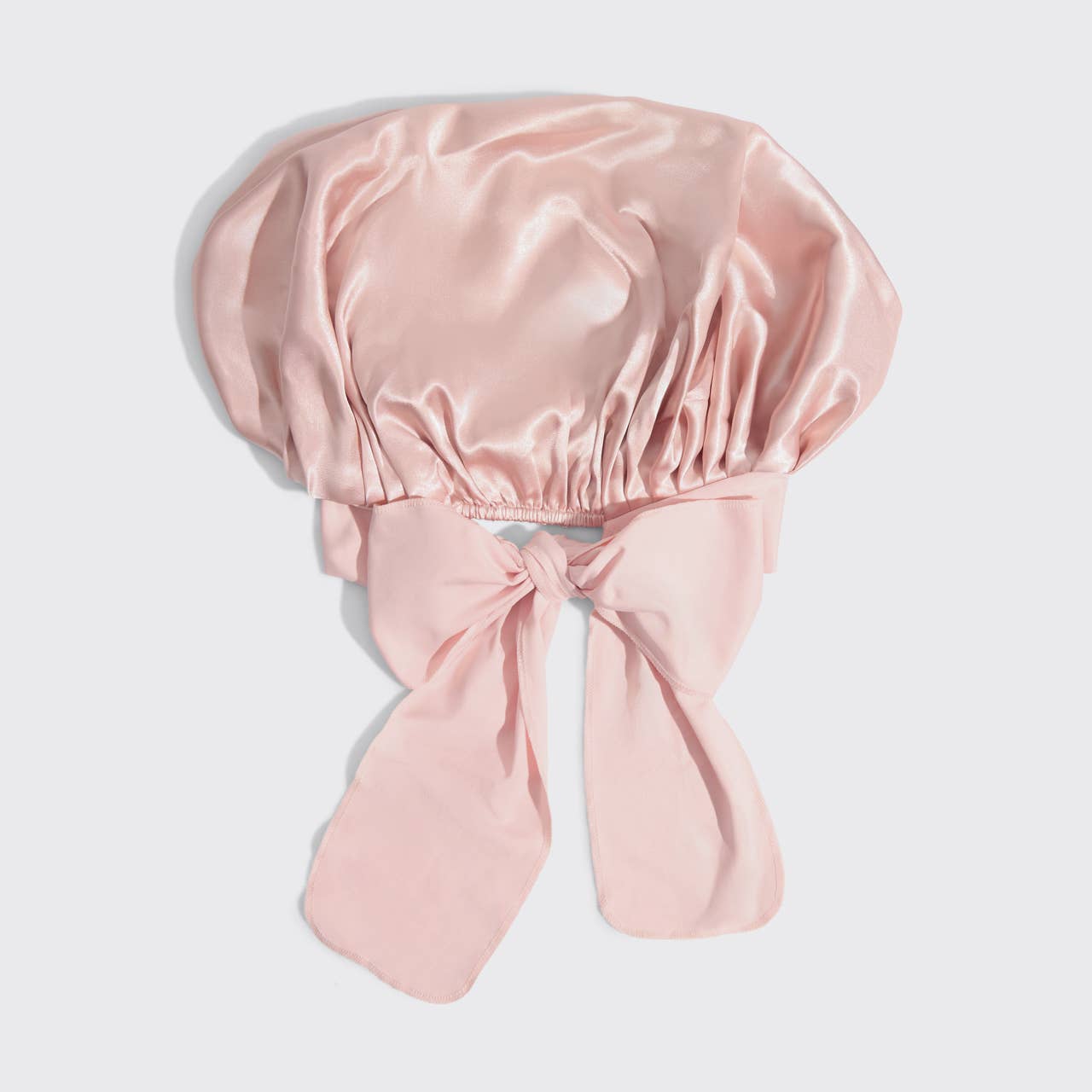 Adjustable Oversized Satin Bonnet, Feathered Farmhouse