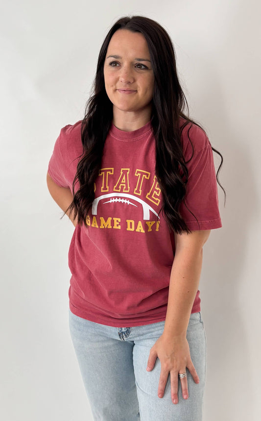 State Game Day Tee, Feathered Farmhouse