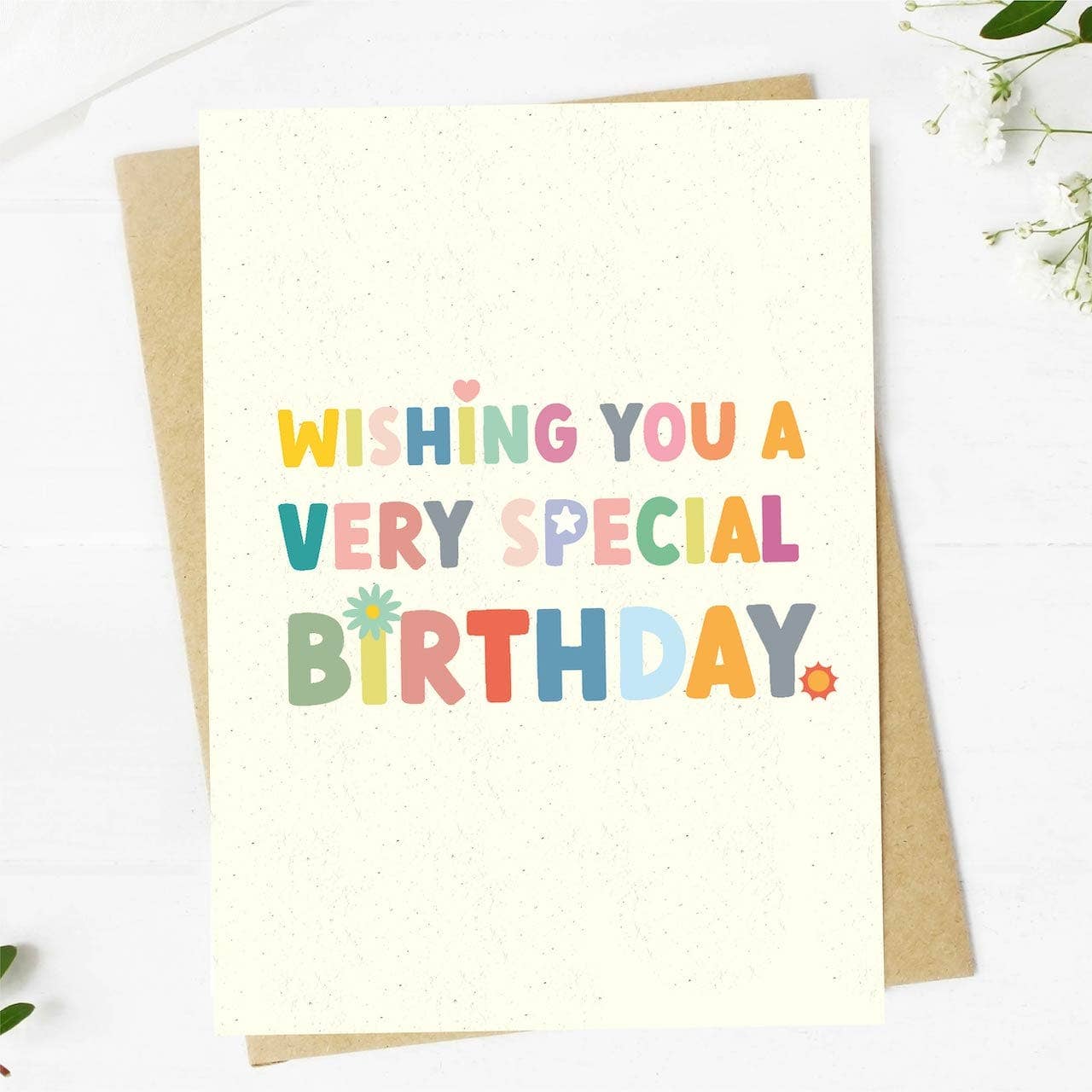 Wishing You a Very Special Birthday Card, Feathered Farmhouse