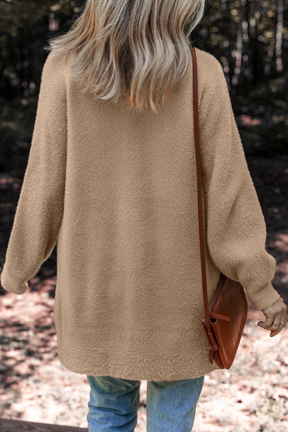 Solid Color Cardigan Sweater, Feathered Farmhouse
