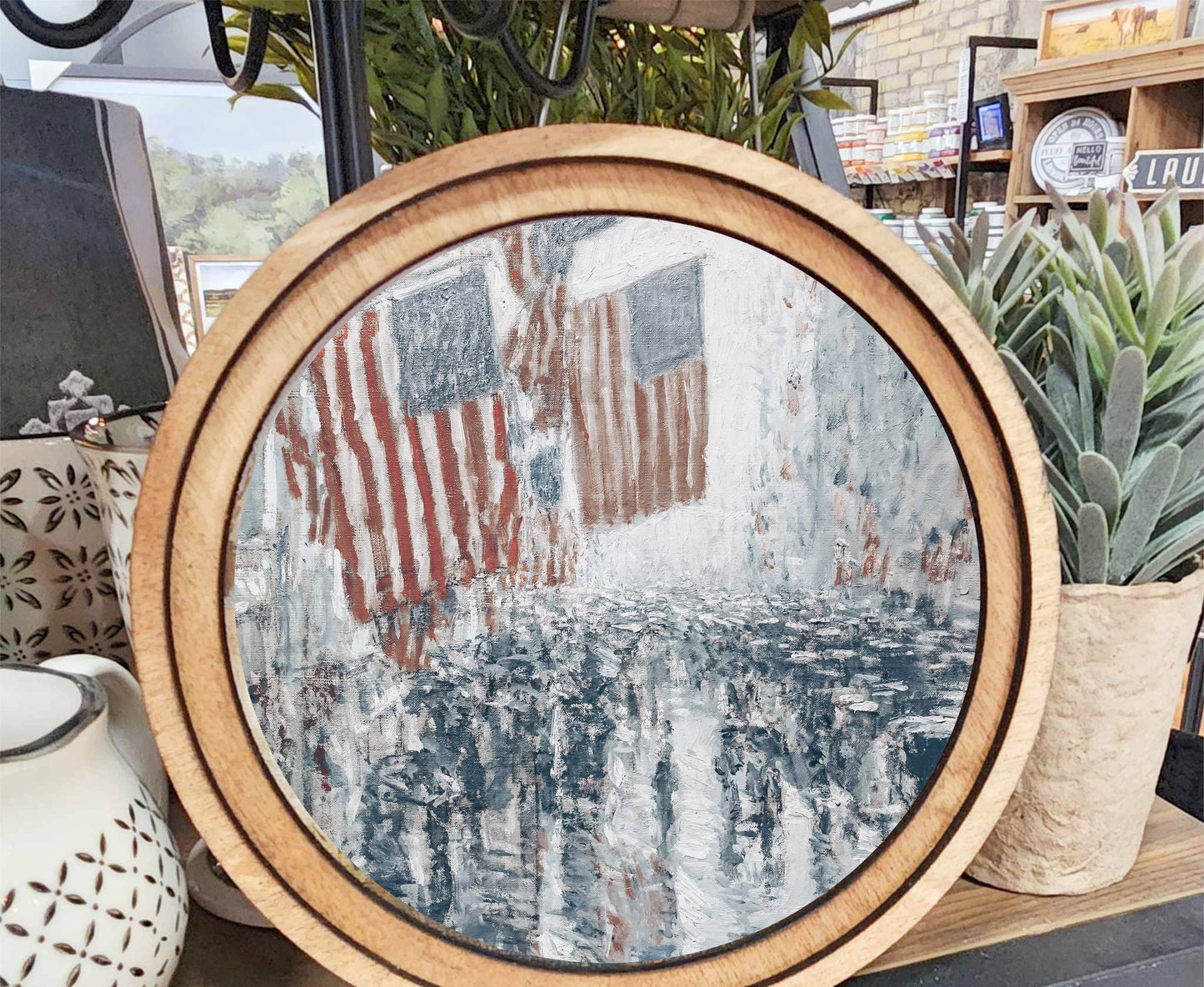 Parade Flags Art, Feathered Farmhouse
