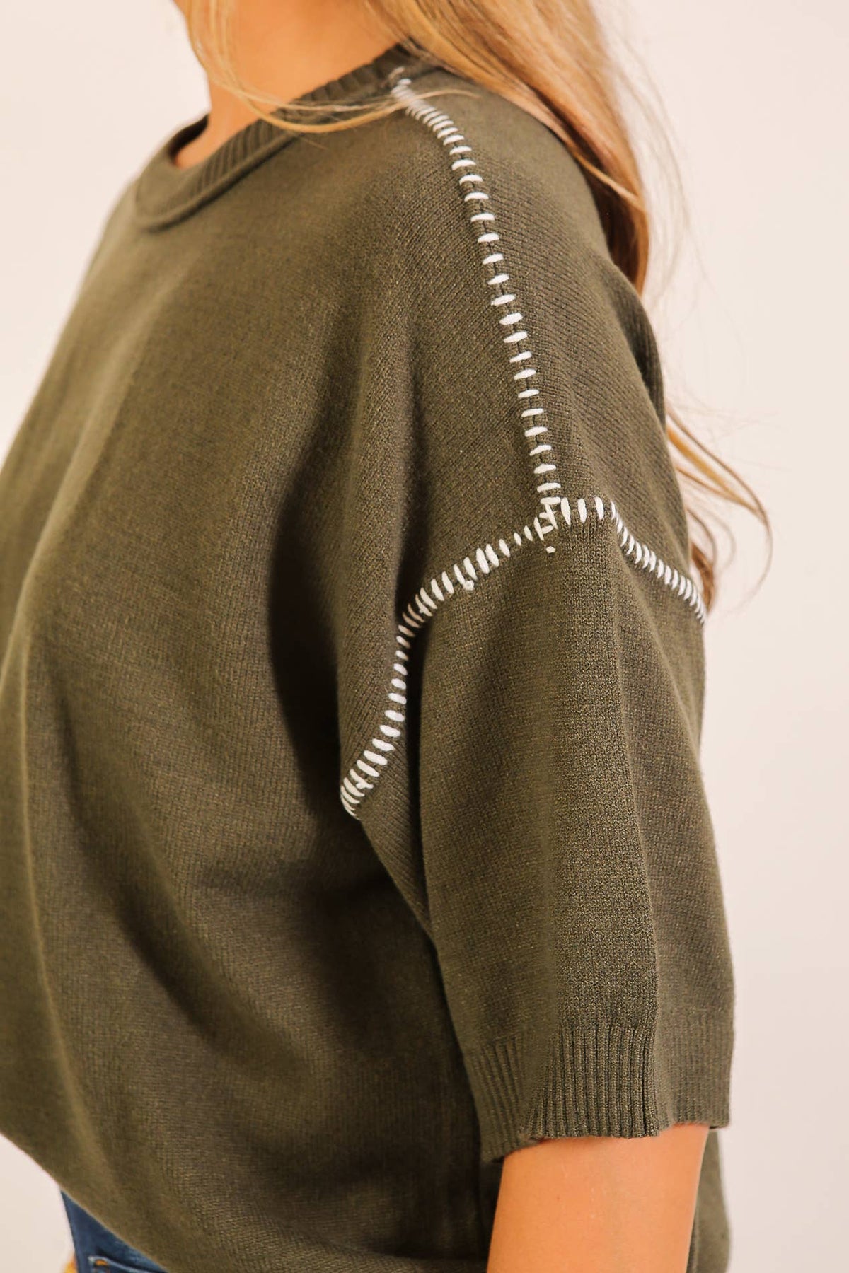 Olive Brielle Sweater, The Feathered Farmhouse