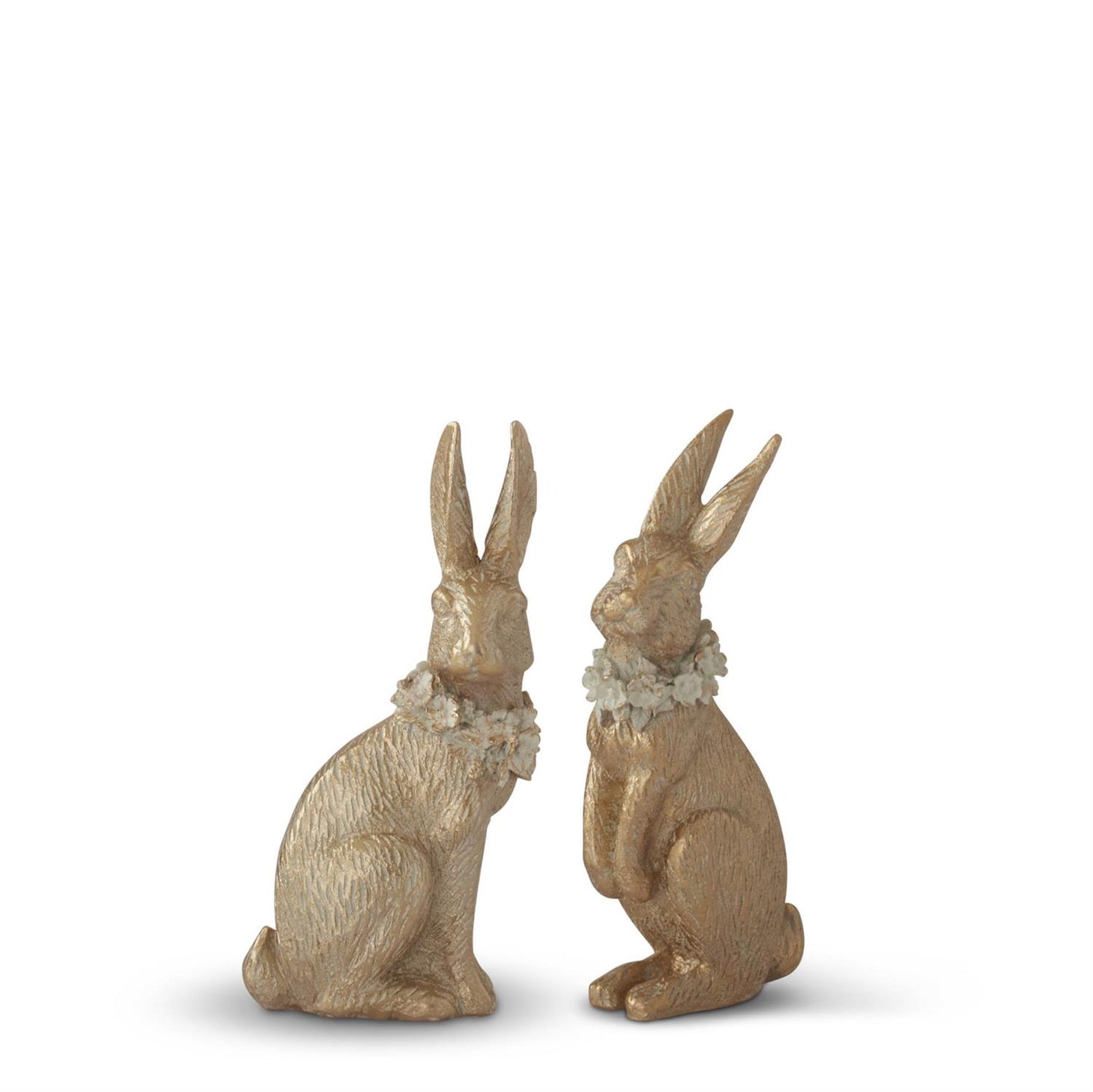 Gold Resin Easter Bunnies