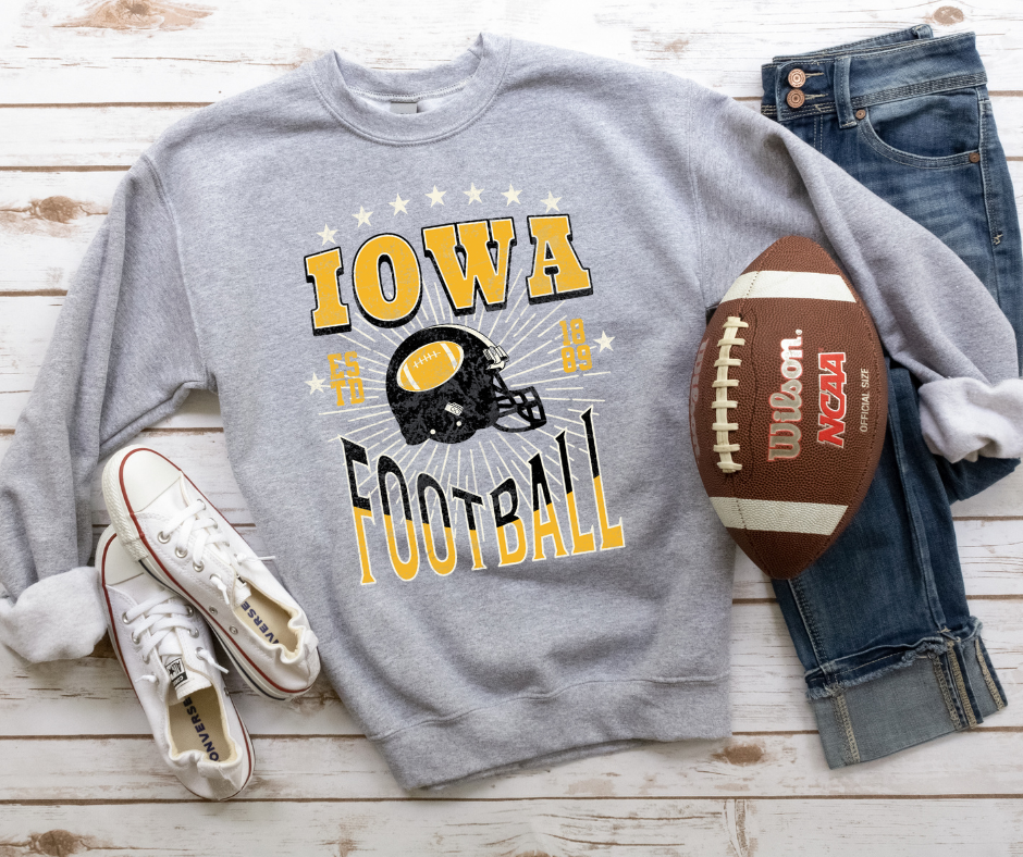 Iowa Football Sweatshirt, The Feathered Farmhouse