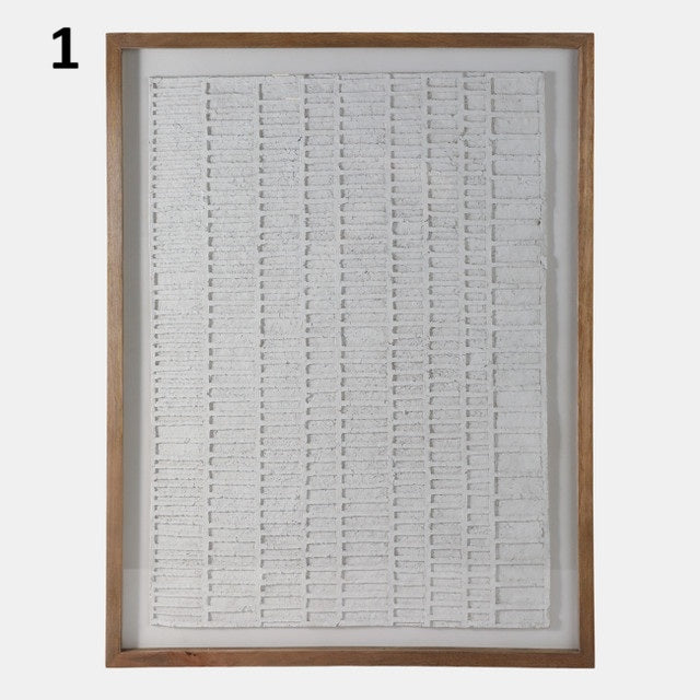 Paper Mache Wall Art, Feathered Farmhouse