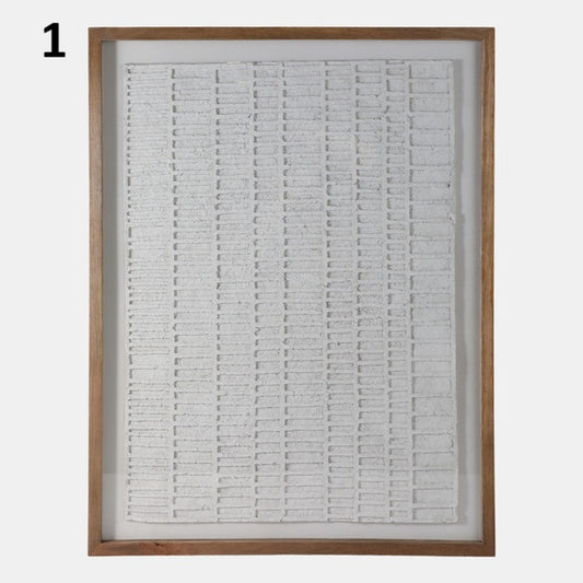 Paper Mache Wall Art, Feathered Farmhouse