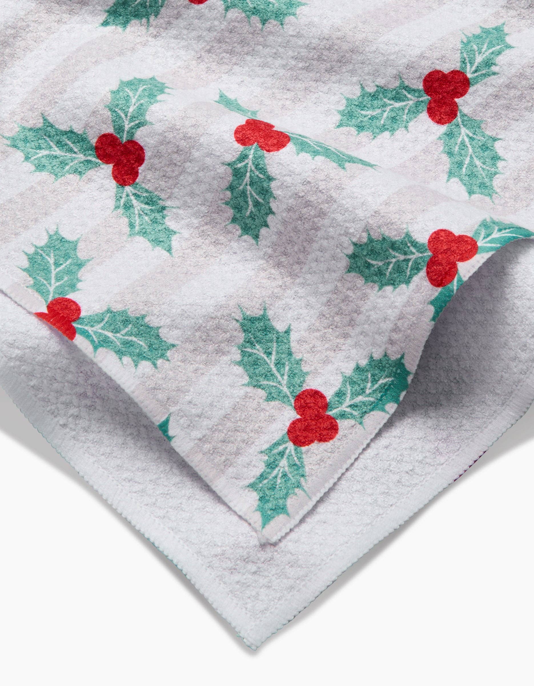 Mistle Stripe Tea Towel, Feathered Farmhouse