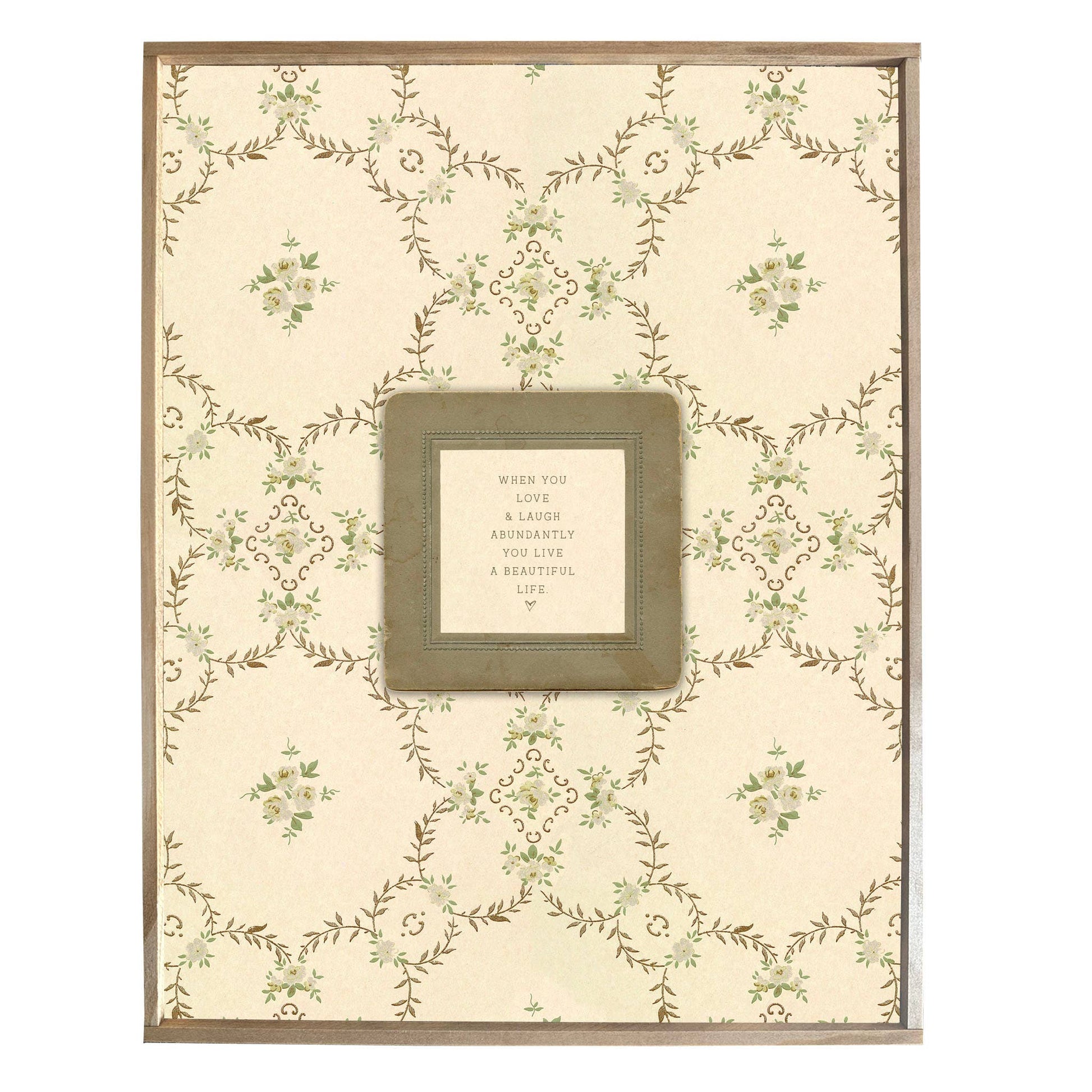 Wallpaper Print Vintage Style Print, Feathered Farmhouse