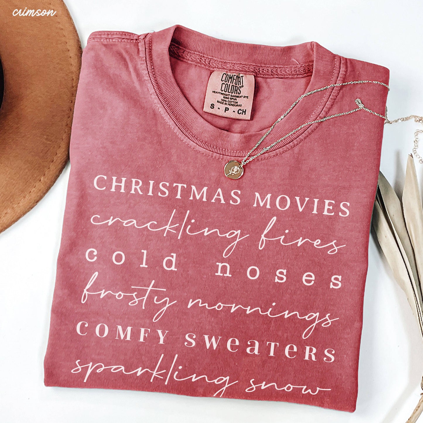 Winter List Tee, Feathered Farmhouse