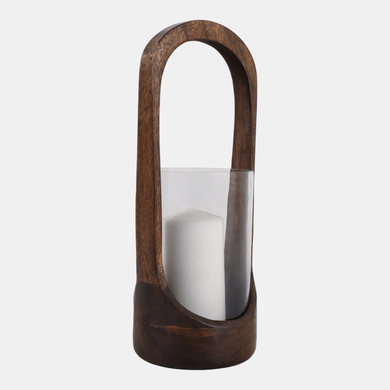 Modern Hurricane Lantern, Feathered Farmhouse