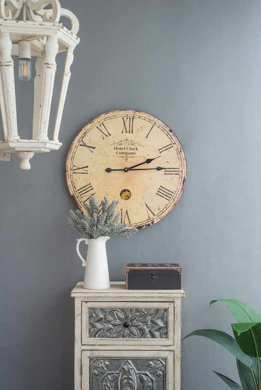 Vintage Wall Clock, The Feathered Farmhouse