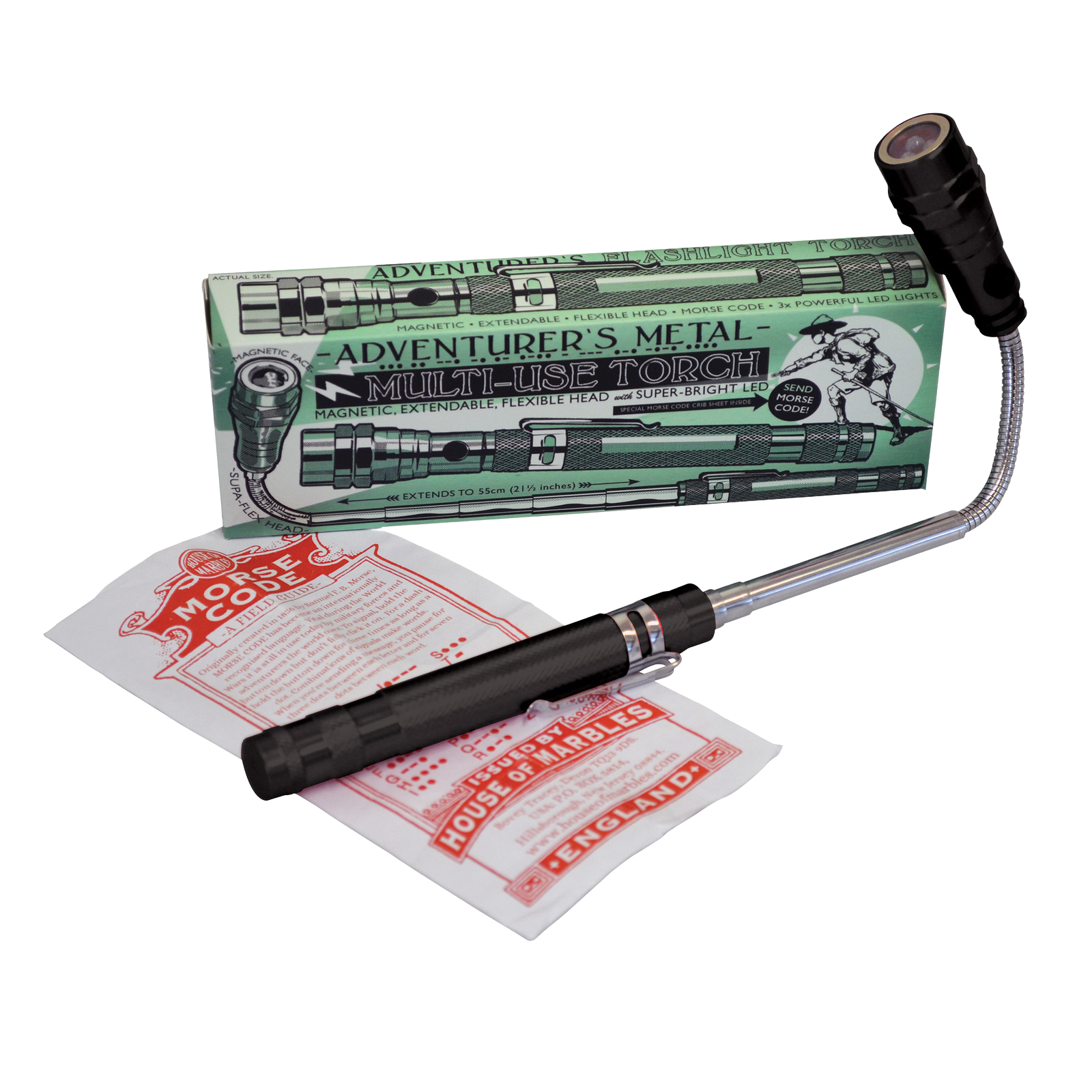 Multi-Use Flashlight Torch, Feathered Farmhouse