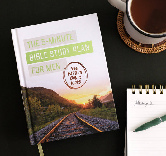 The 5-Minute Bible Study Plan for Men, Feathered Farmhouse