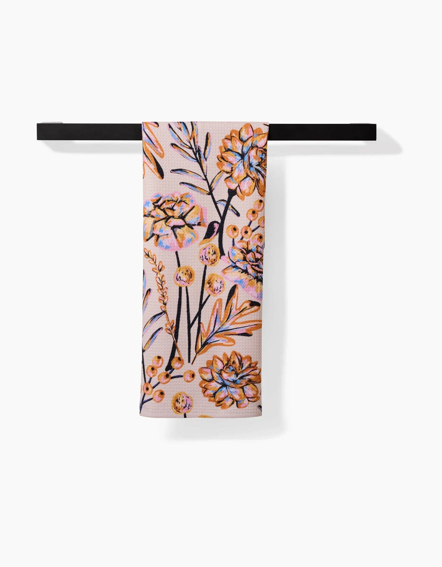 Autumn Bouquet Geometry Tea Towel, Feathered Farmhouse