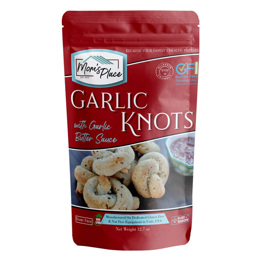 Gluten-Free Garlic Knots Mix with Garlic Butter Sauce, Feathered Farmhouse
