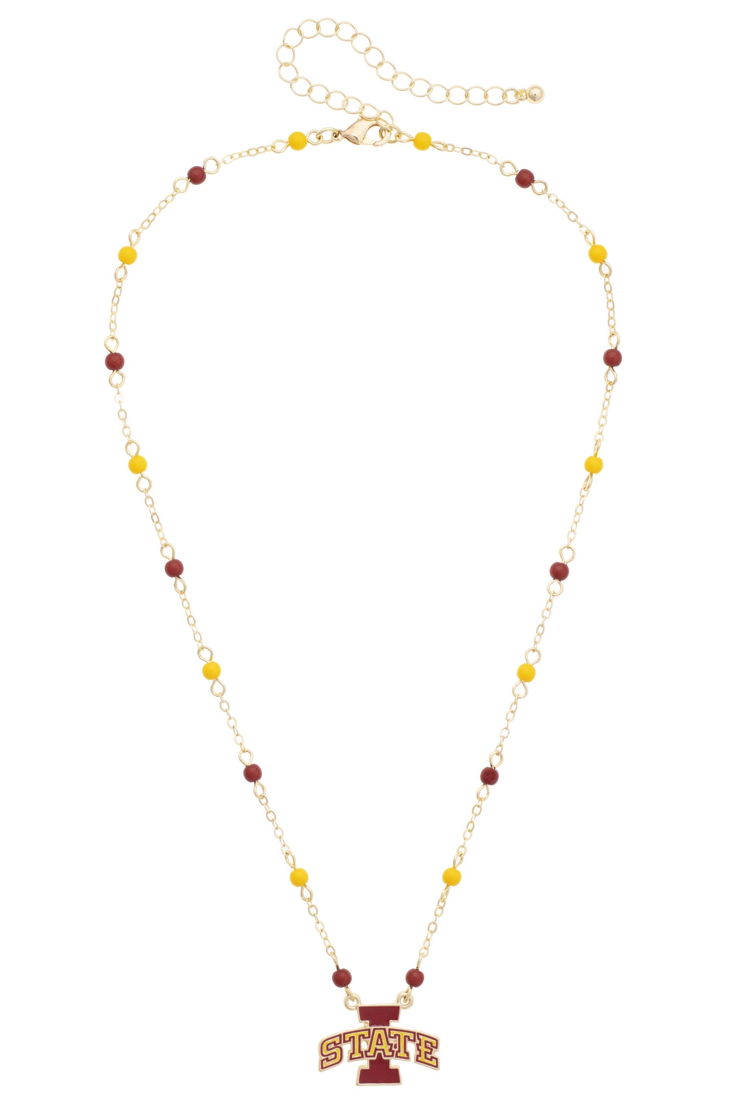 Iowa State Cyclones Logo Layering Necklace, Feathered Farmhouse