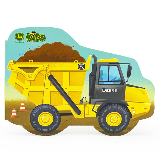 John Deere Kids How Dump Trucks Work Shaped Board Book, Feathered Farmhouse