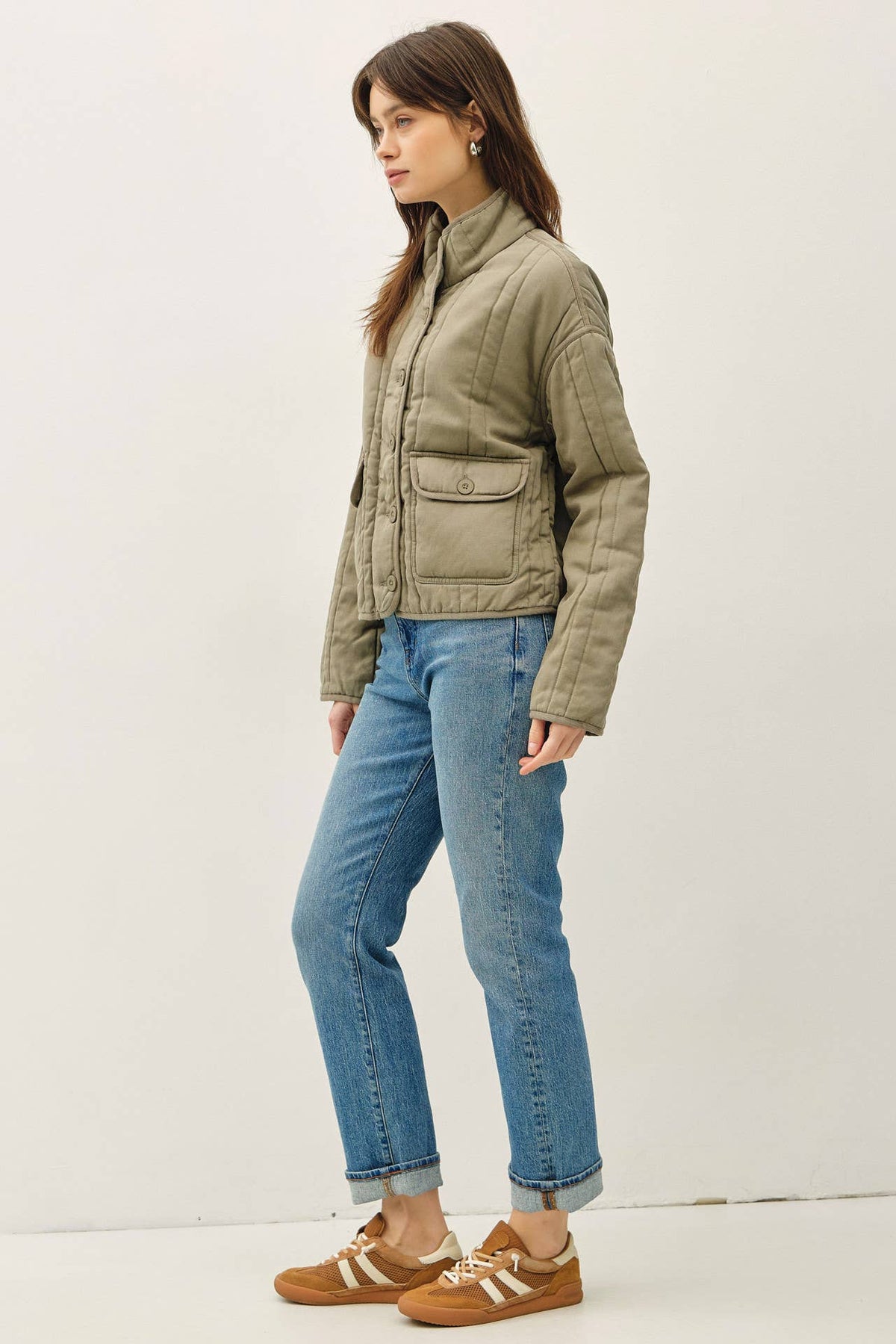 Paige Quilted Jacket, Feathered Farmhouse