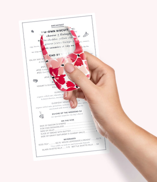 Optical Sweet Escape Opticard LED Pocket Magnifier, Feathered Farmhouse