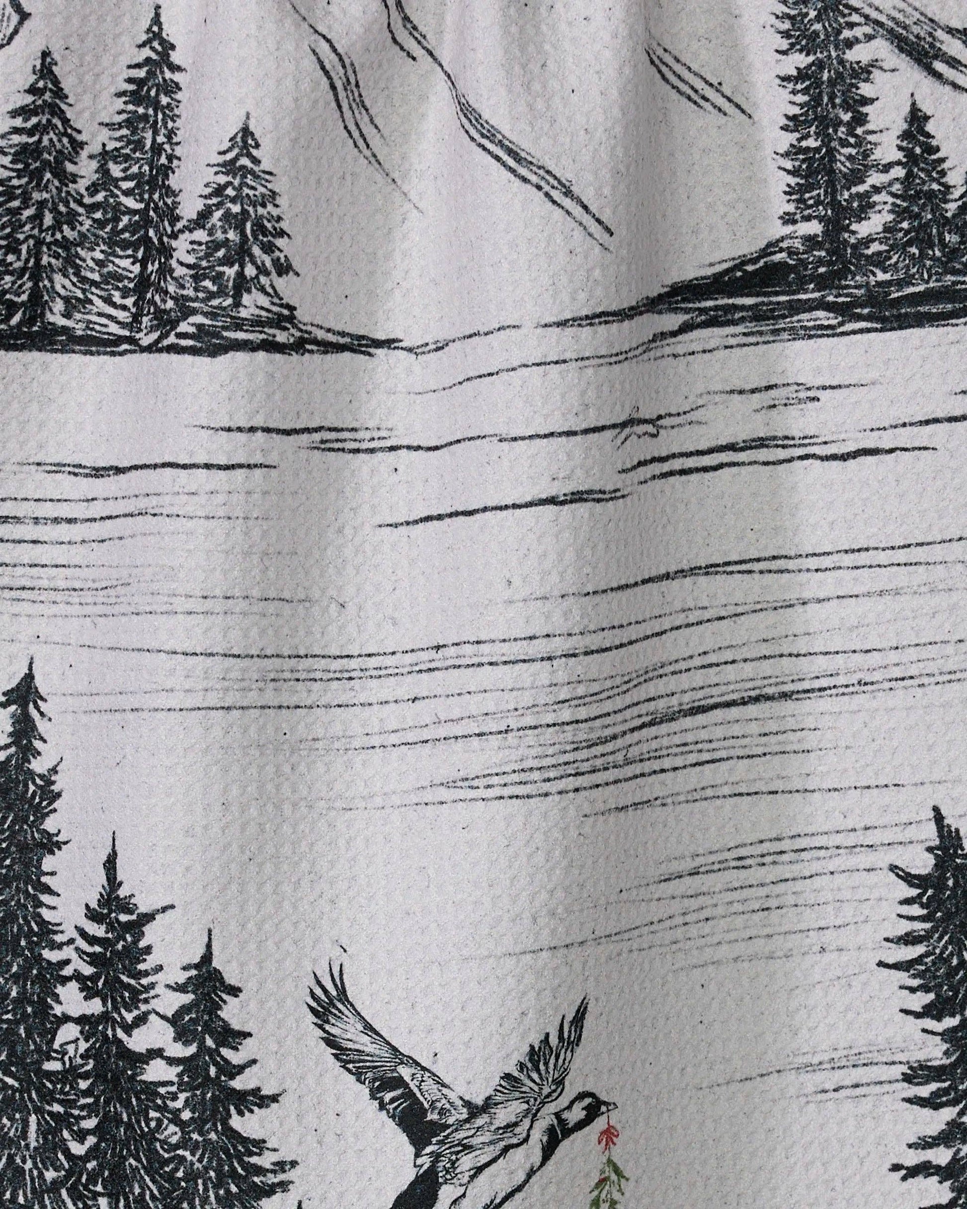 Stillpine Tea Towel, Feathered Farmhouse