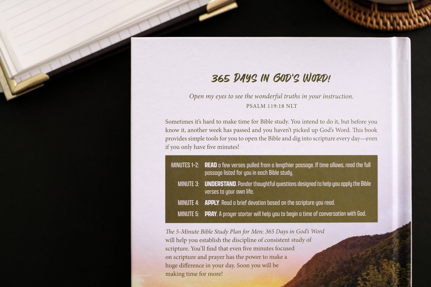 The 5-Minute Bible Study Plan for Men, Feathered Farmhouse