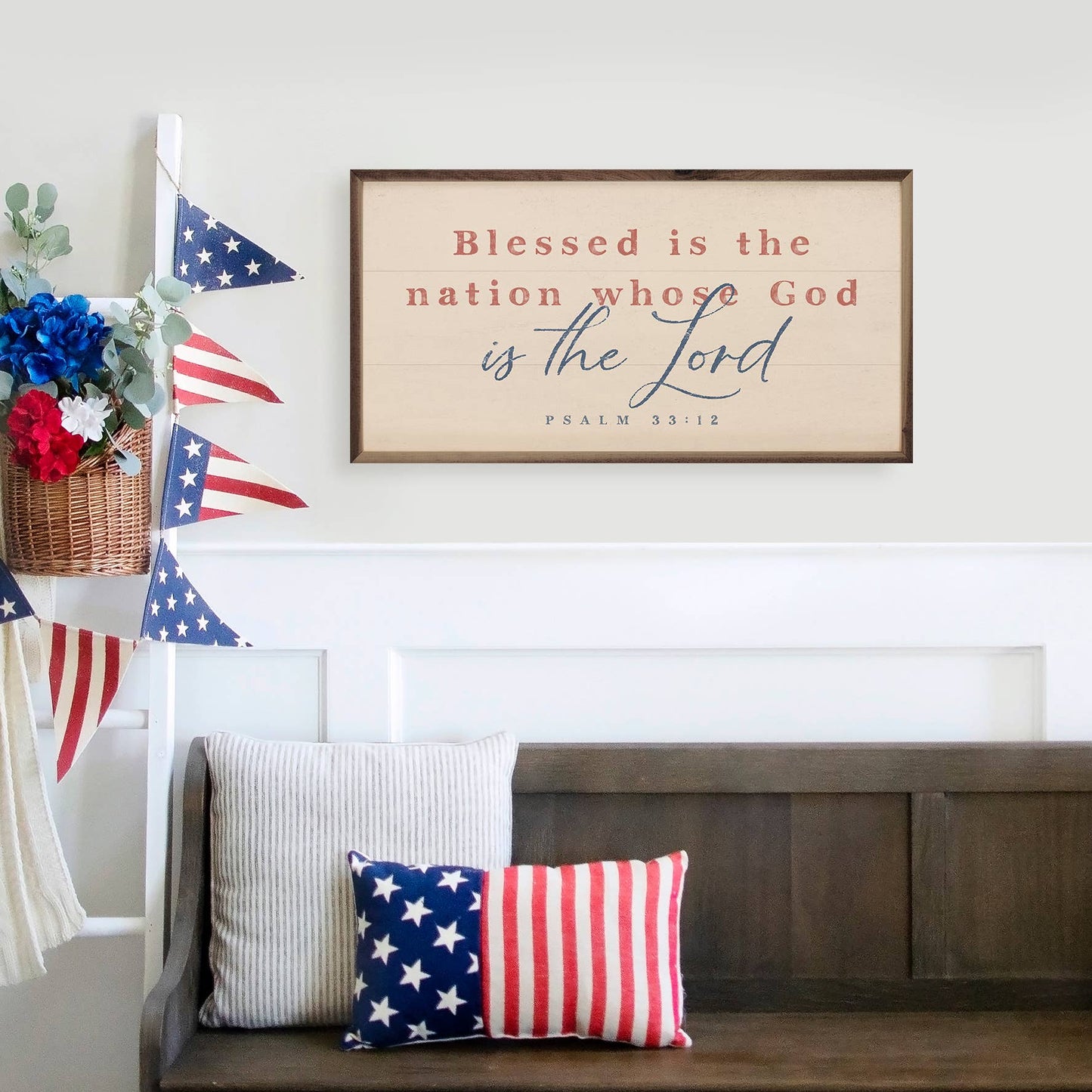 Is The Lord Psalm 33:12, The Feathered Farmhouse