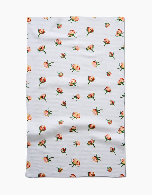 Yellow Rosebuds Luxe Hand Towel, Feathered Farmhouse