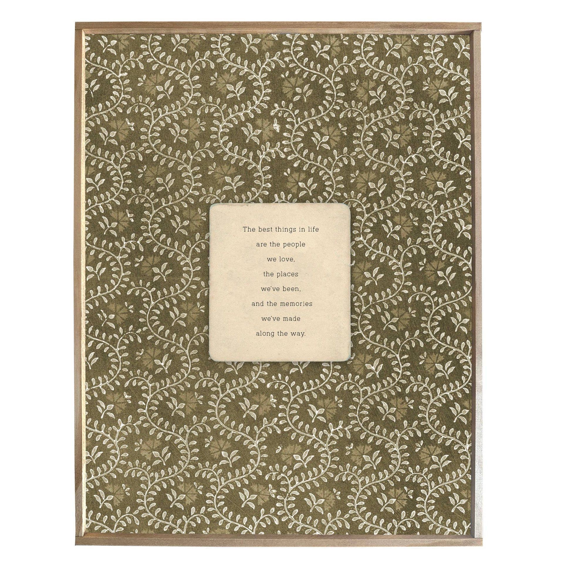 Wallpaper Print Vintage Style Print, Feathered Farmhouse