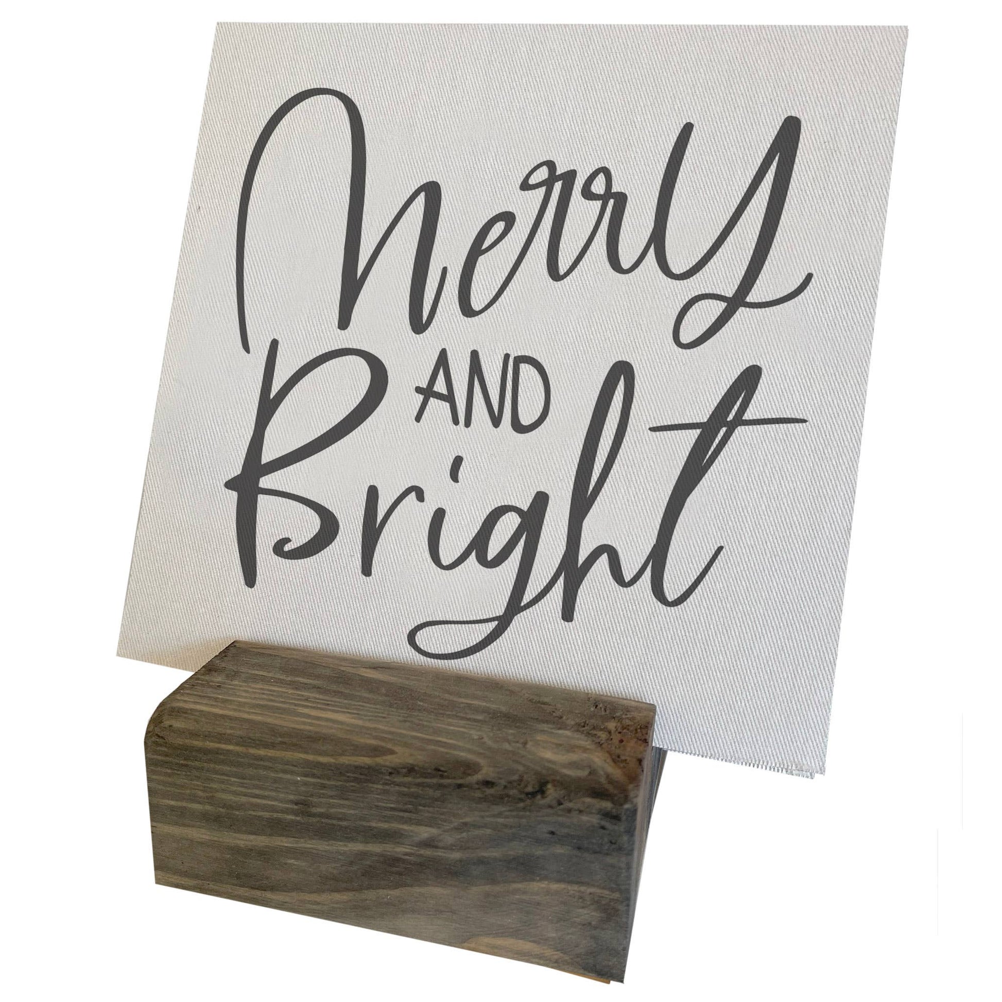 Merry and Bright Mini Canvas, Feathered Farmhouse