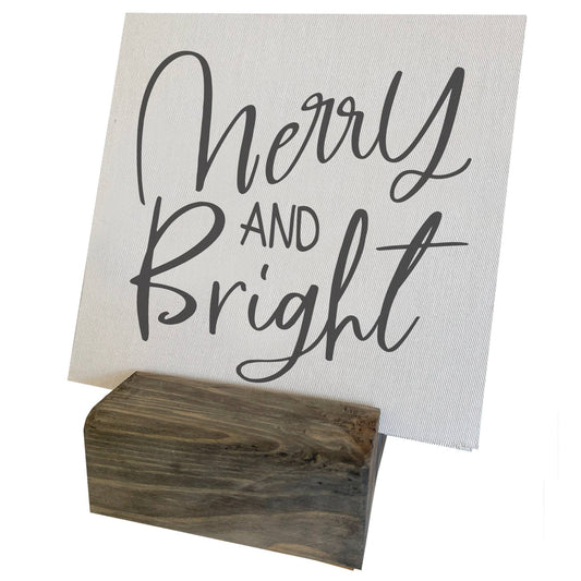 Merry and Bright Mini Canvas, Feathered Farmhouse