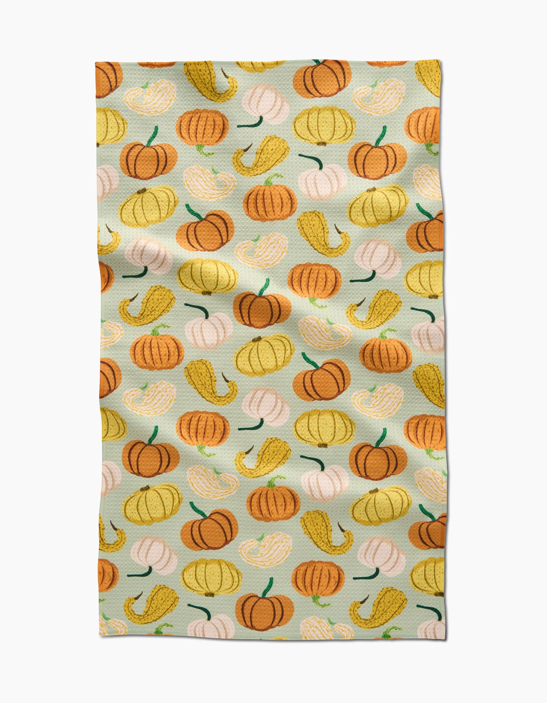 Pumpkins And Gourds Tea Towel, Feathered Farmhouse