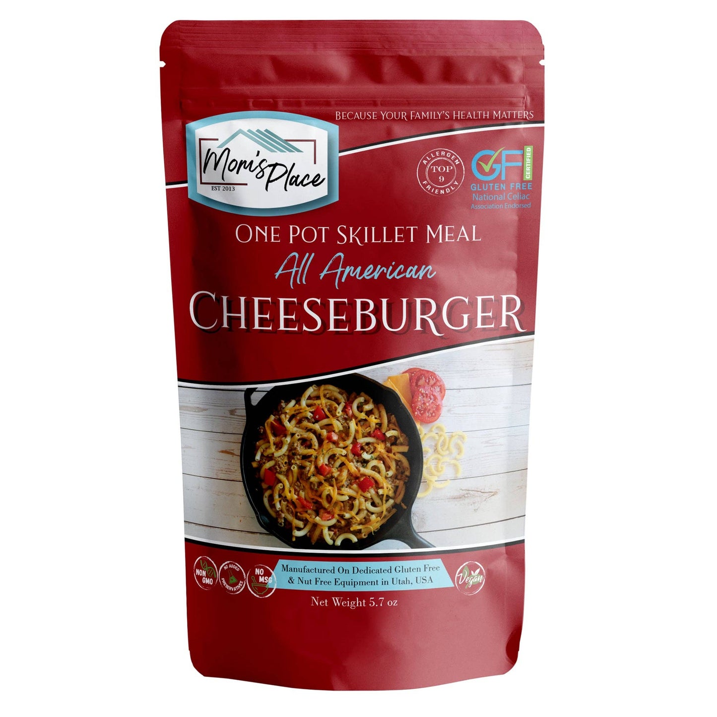 Gluten-Free Cheeseburger Skillet Meal, Feathered Farmhouse