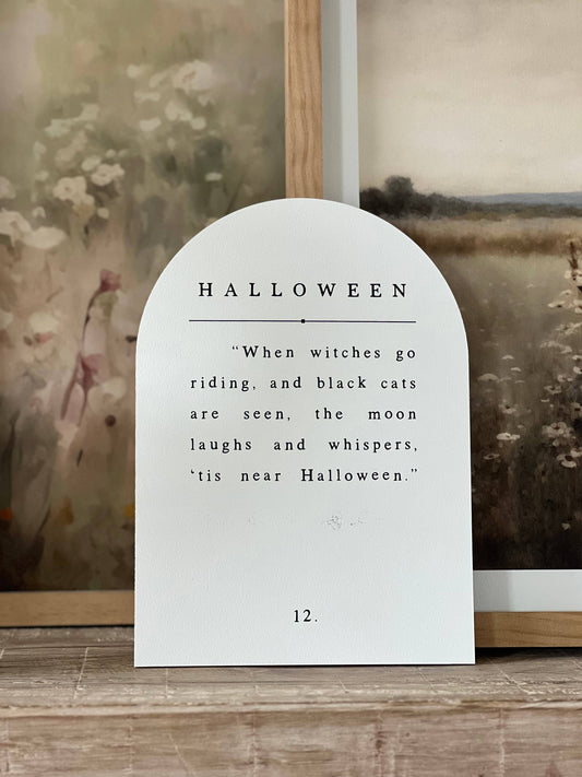 Halloween When Witches Arch, Feathered Farmhouse