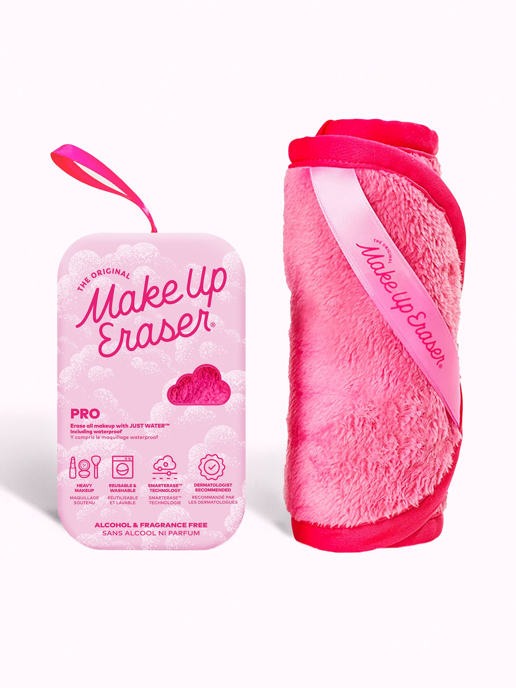 Original Pink MakeUp Eraser PRO, Feathered Farmhouse