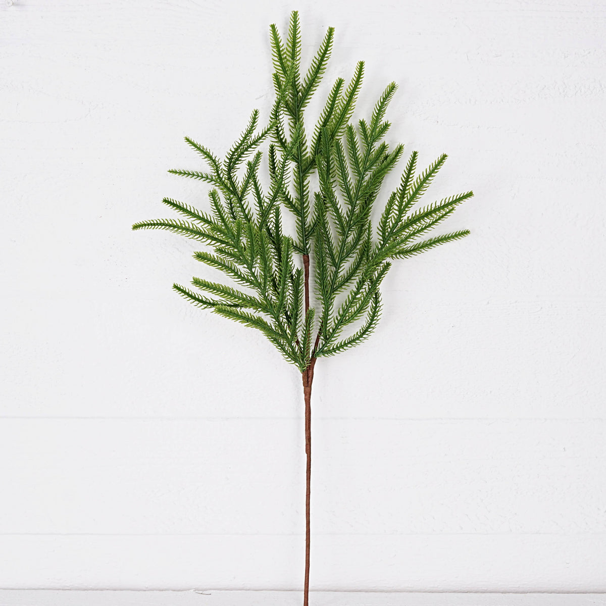 Evergreen Norfolk Pine Soft Touch Spray, Feathered Farmhouse