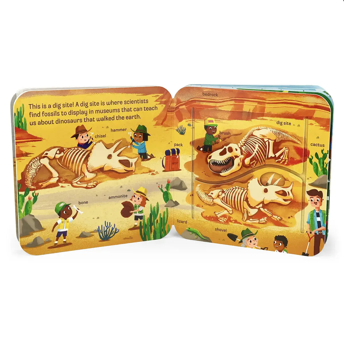 Dino Lift-A-Flap Book, Feathered Farmhouse