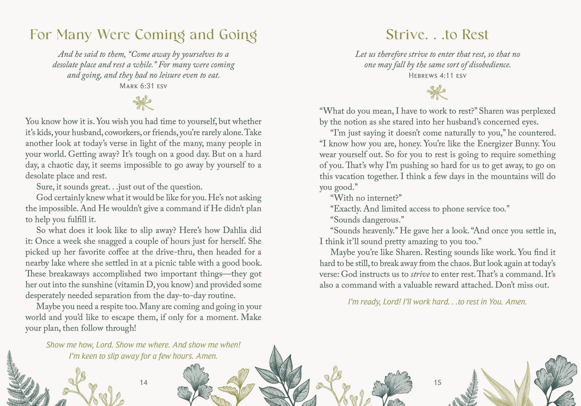 Devotions to Quiet Your Soul, Feathered Farmhouse