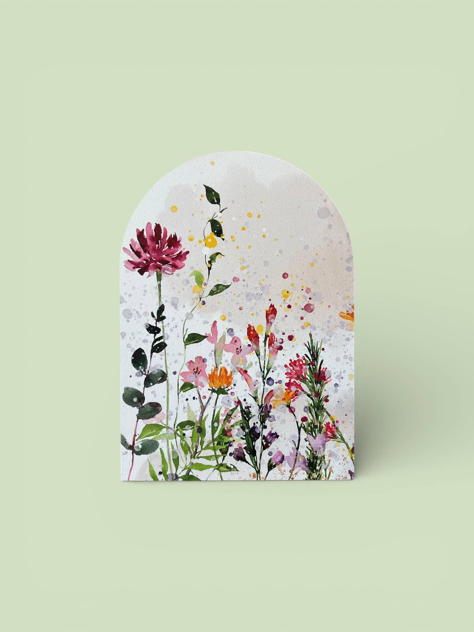 Spring Watercolor Arch, Feathered Farmhouse