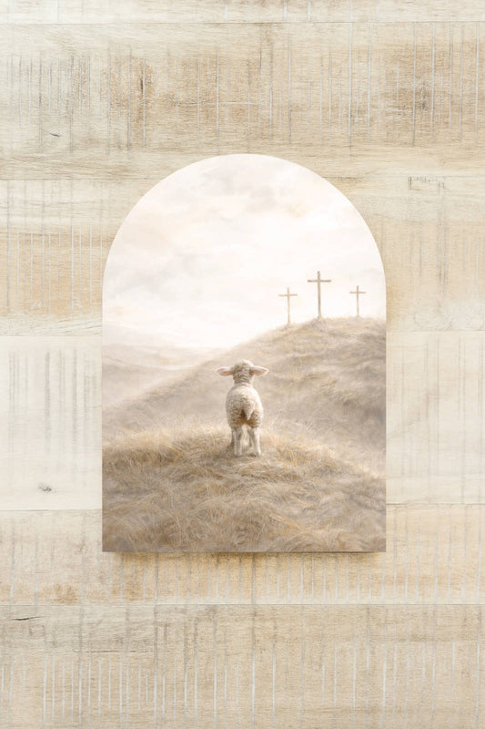 Lamb and Three Crosses Arch, Feathered Farmhouse