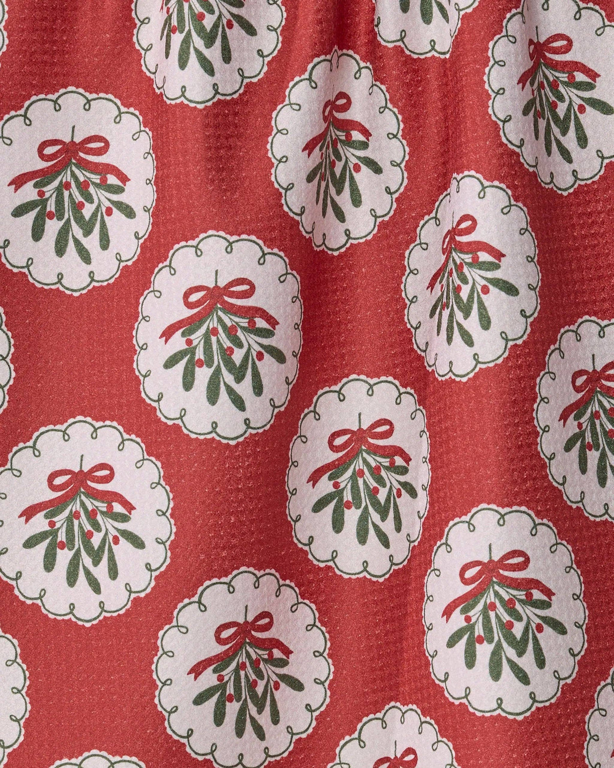Merry Mistletoe Tea Towel, Feathered Farmhouse