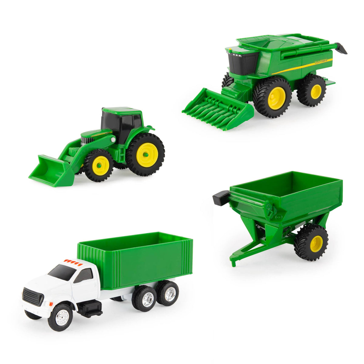 John Deere 4 Piece Farm Machinery Set, Feathered Farmhouse