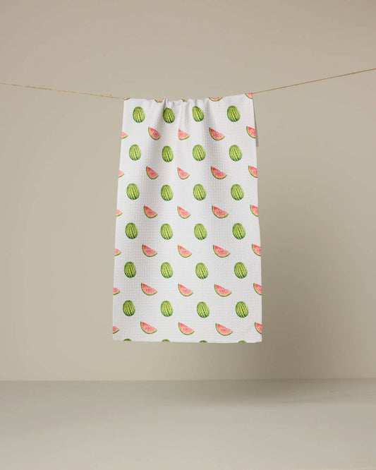 Melon Market Scattered Bar Towel, Feathered Farmhouse