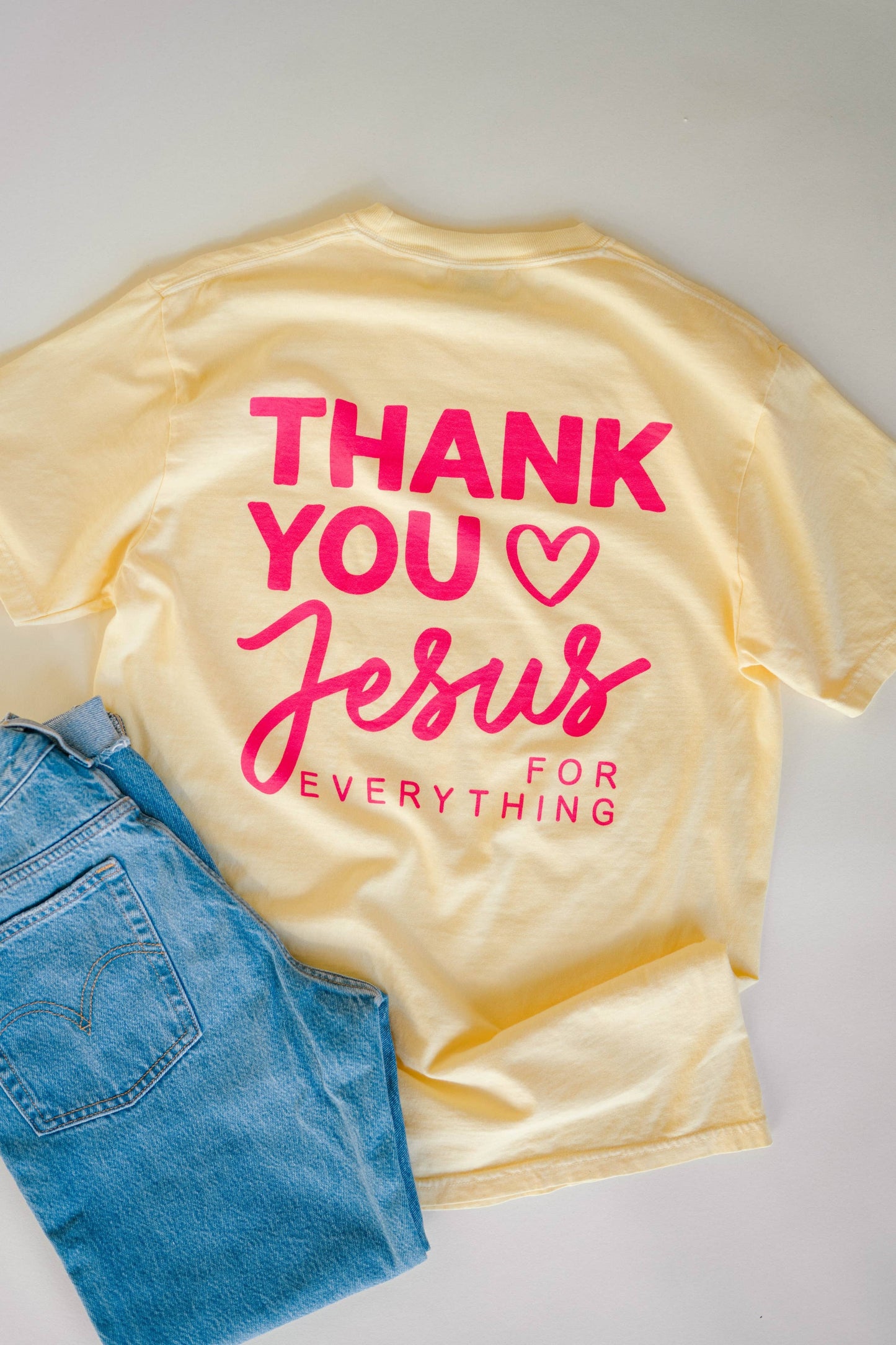 Thank You Jesus Tee, Feathered Farmhouse