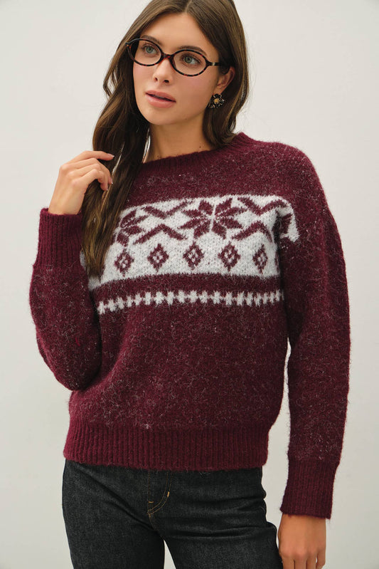 Christin Crew Neck Sweater, The Feathered Farmhouse
