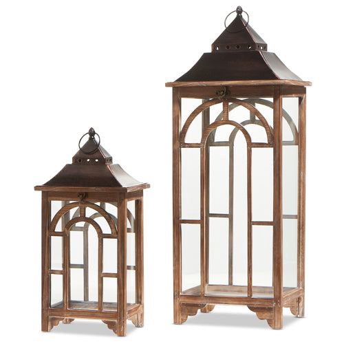 Arched Pane Lanterns, The Feathered Farmhouse