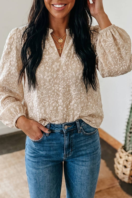 Western Floral Blouse, Feathered Farmhouse