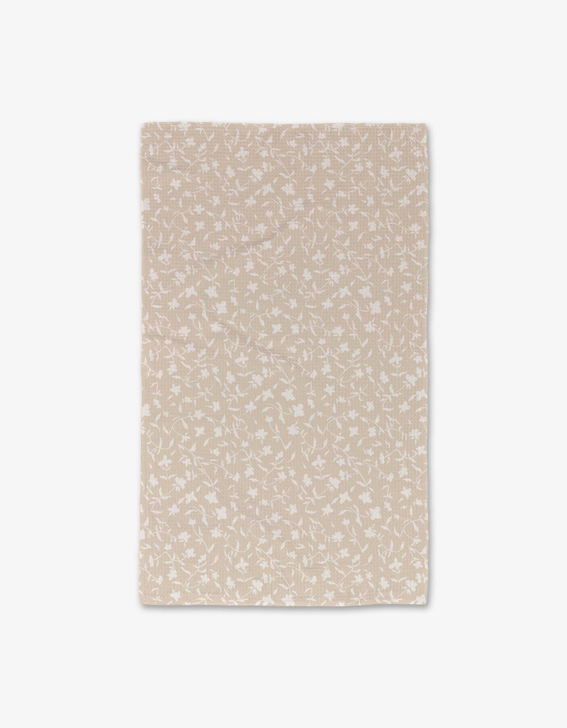 Tiny Floral Luxe Hand Towel, Feathered Farmhouse