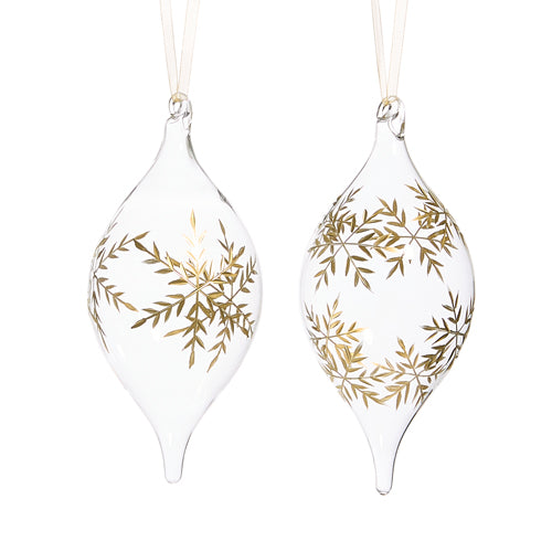 Snowflake Ornament, Feathered Farmhouse