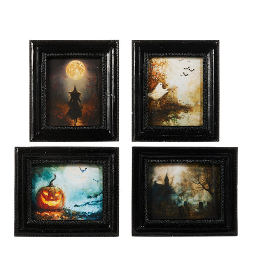 Spooky Nights Mini Gallery Framed Prints, Feathered Farmhouse