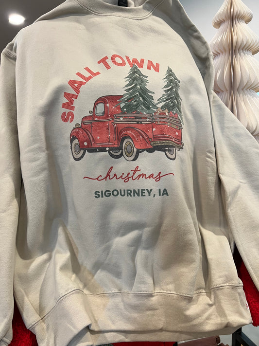Small Town Sigourney Christmas Crewneck